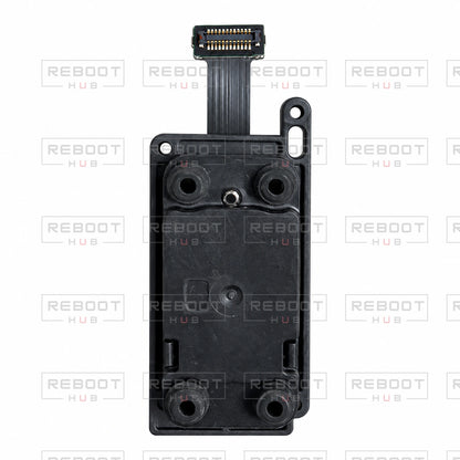 OEM-pulled DJI Air 2S IMU Module on white with Reboot Hub watermark overlay — view 2