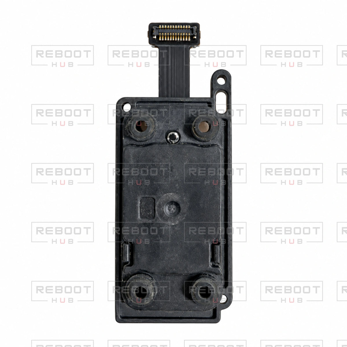 OEM-pulled DJI Air 2S IMU Module on white with Reboot Hub watermark overlay — view 3