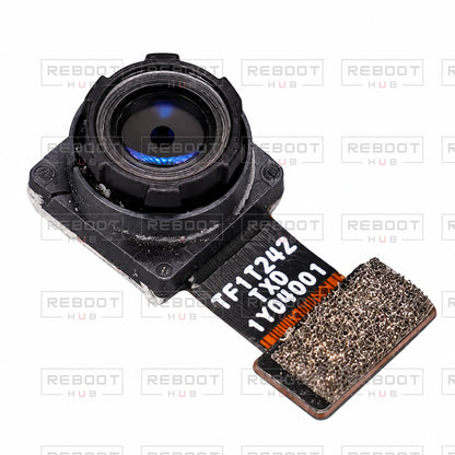 OEM-pulled DJI Air 2S Upper Vision Camera on white with Reboot Hub watermark overlay — view 1