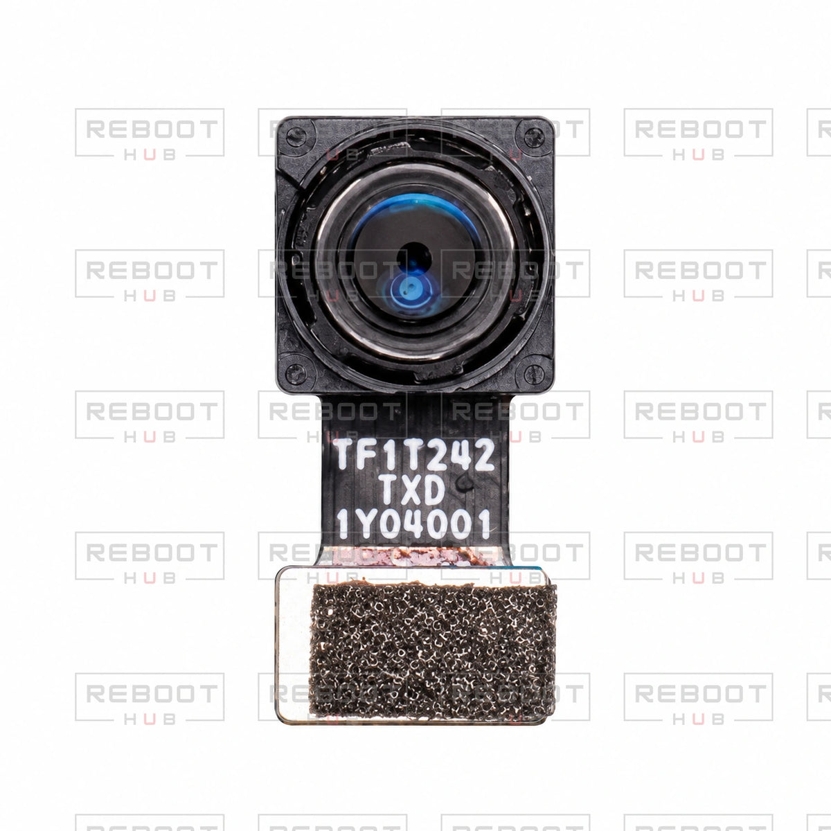 OEM-pulled DJI Air 2S Upper Vision Camera on white with Reboot Hub watermark overlay — view 2