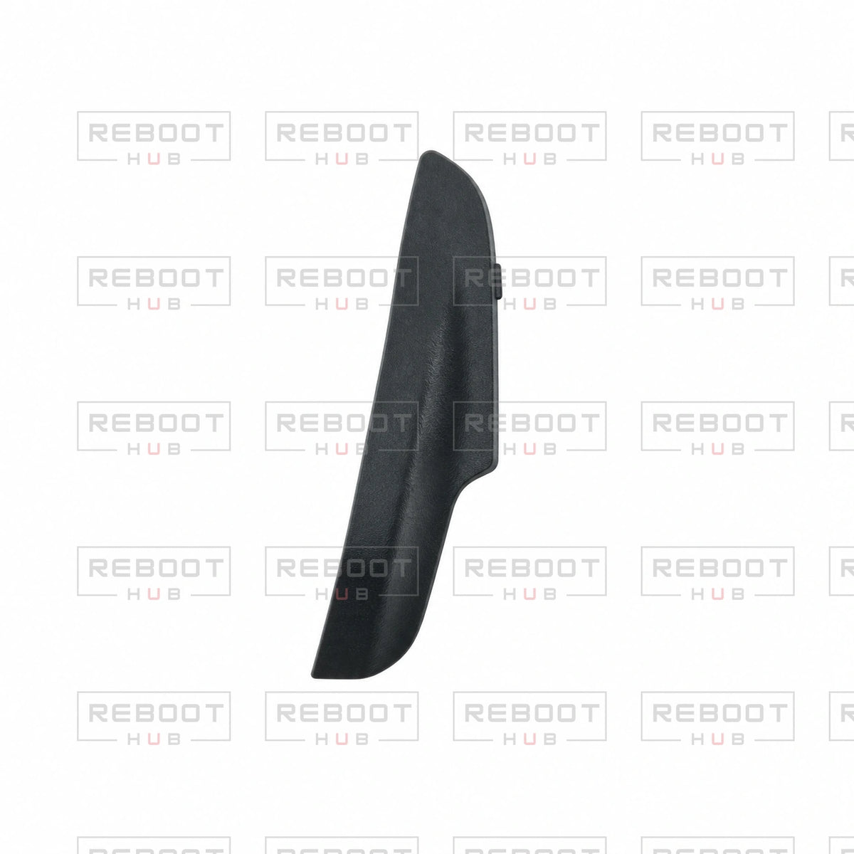 OEM-pulled DJI Air 3 Arm Pivot Shaft Cover Right on white with Reboot Hub watermark overlay