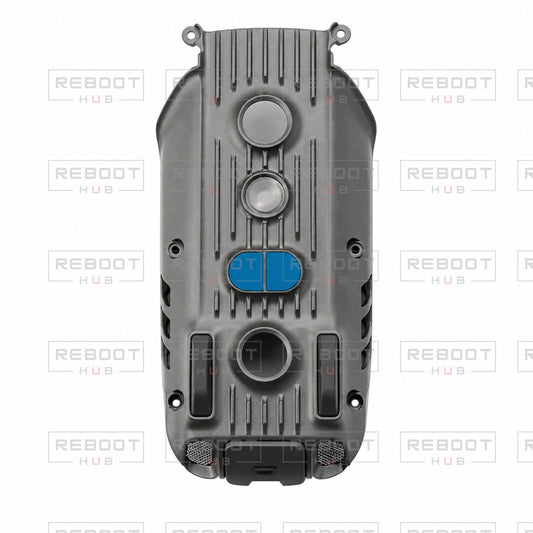 OEM-pulled DJI Air 3 Bottom Shell on white with Reboot Hub watermark overlay