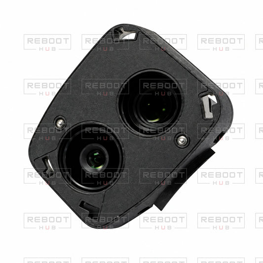 OEM-pulled DJI Air 3 Camera Lens Module on white with Reboot Hub watermark overlay