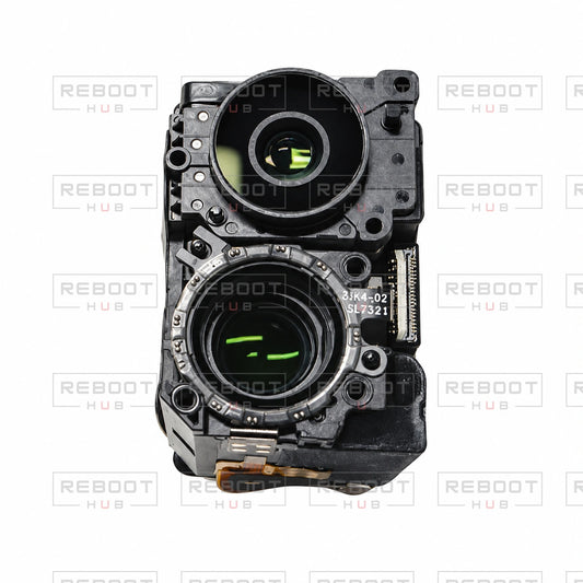 OEM-pulled DJI Air 3 Camera Lens Module without Frame on white with Reboot Hub watermark overlay