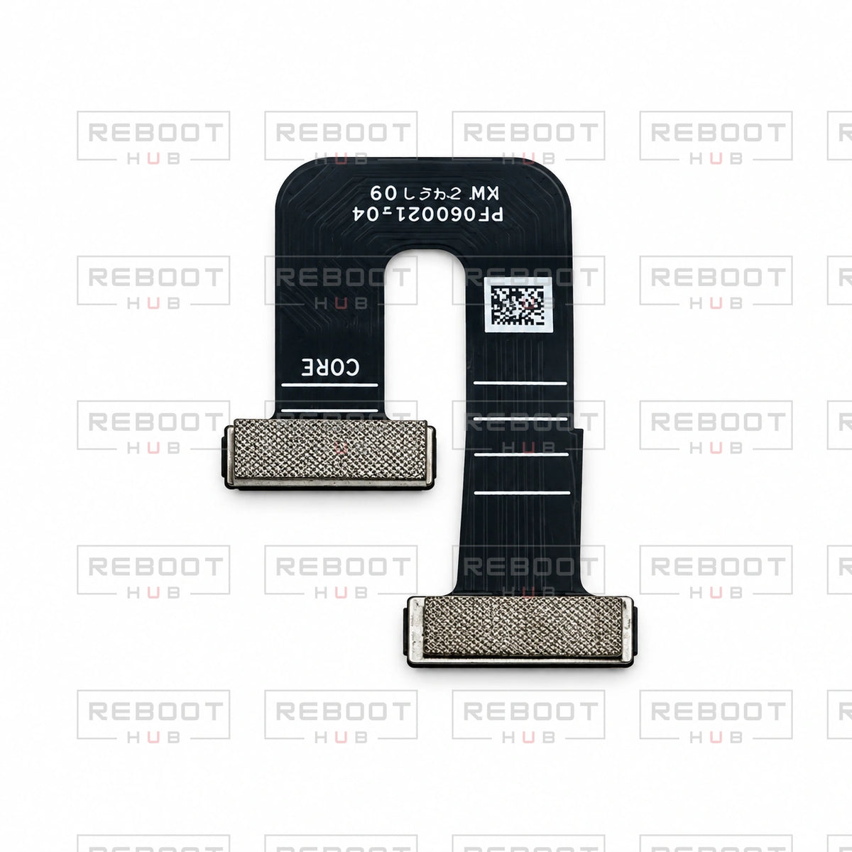 OEM-pulled DJI Air 3 Downward Vision Flexible Flat Cable on white with Reboot Hub watermark overlay — view 2