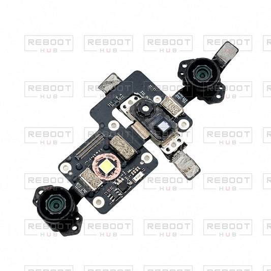 OEM-pulled DJI Air 3 Downward Vision Module on white with Reboot Hub watermark overlay — view 1
