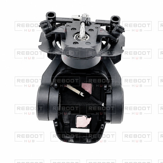 OEM-pulled DJI Air 3 Gimbal Axis Arm Assembly without Lens on white with Reboot Hub watermark overlay