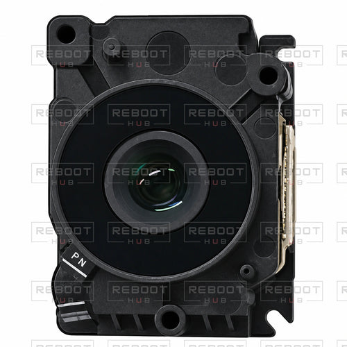 OEM-pulled DJI Air 3 Main Camera Lens Core on white with Reboot Hub watermark overlay