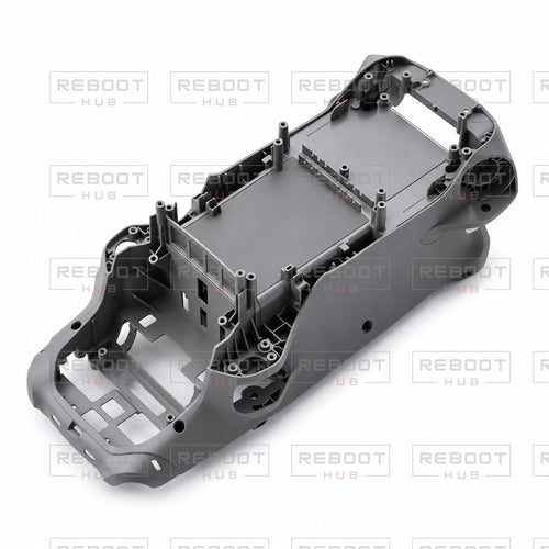 OEM-pulled DJI Air 3 Middle Shell on white with Reboot Hub watermark overlay