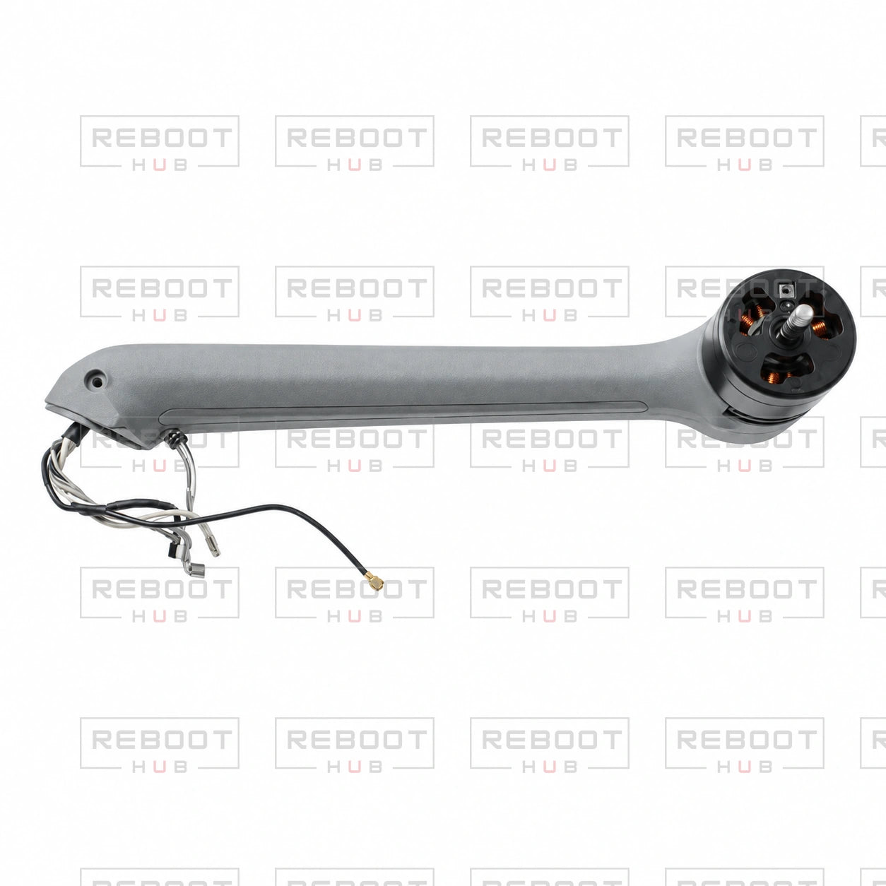 OEM-pulled DJI Air 3 Rear Arm Right with Reboot Hub watermark overlay