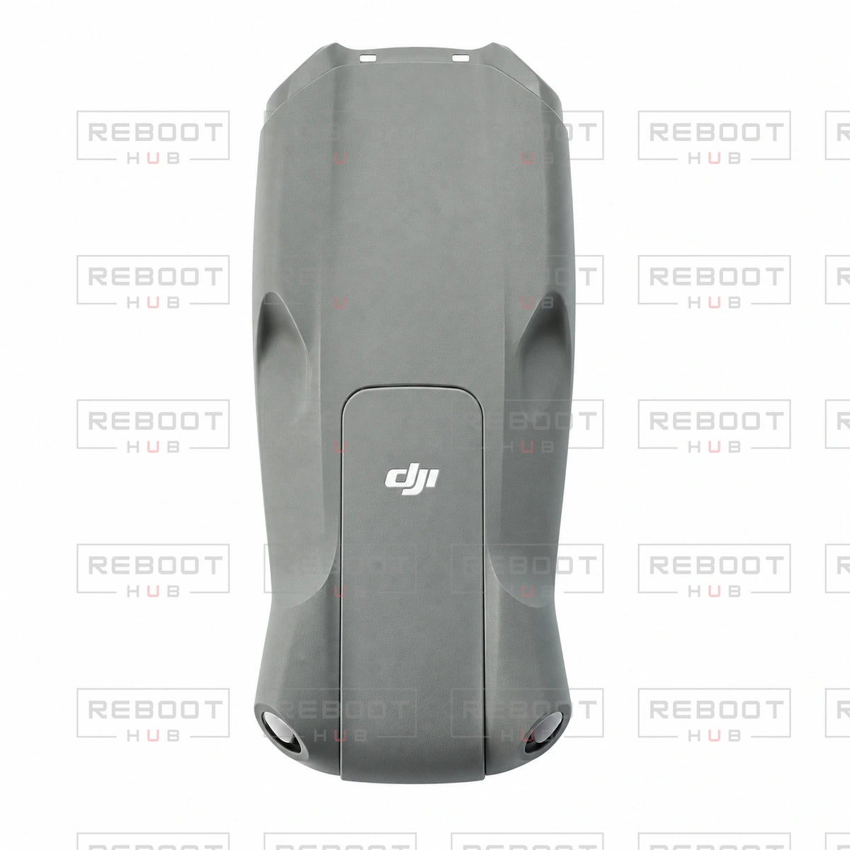 OEM-pulled DJI Air 3 Upper Shell with 4G Module Cover on white with Reboot Hub watermark overlay