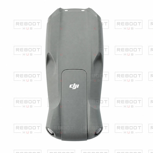 OEM-pulled DJI Air 3 Upper Shell with 4G Module Cover on white with Reboot Hub watermark overlay