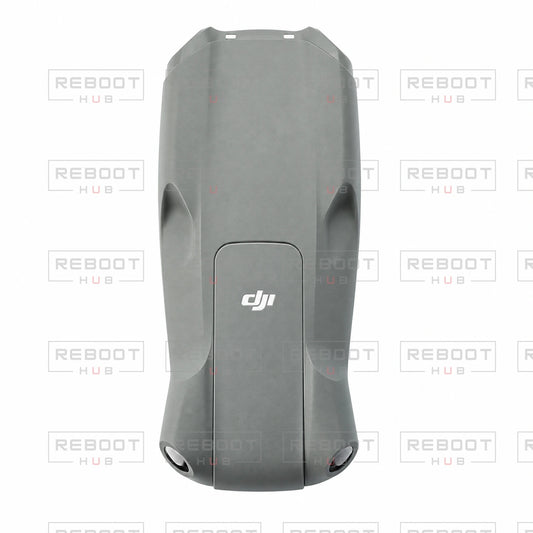 OEM-pulled DJI Air 3 Upper Shell with 4G Module Cover on white with Reboot Hub watermark overlay