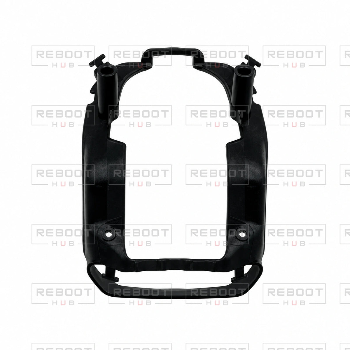 OEM-pulled DJI Air 3 Upper Vibration Absorbing Bracket on white with Reboot Hub watermark overlay