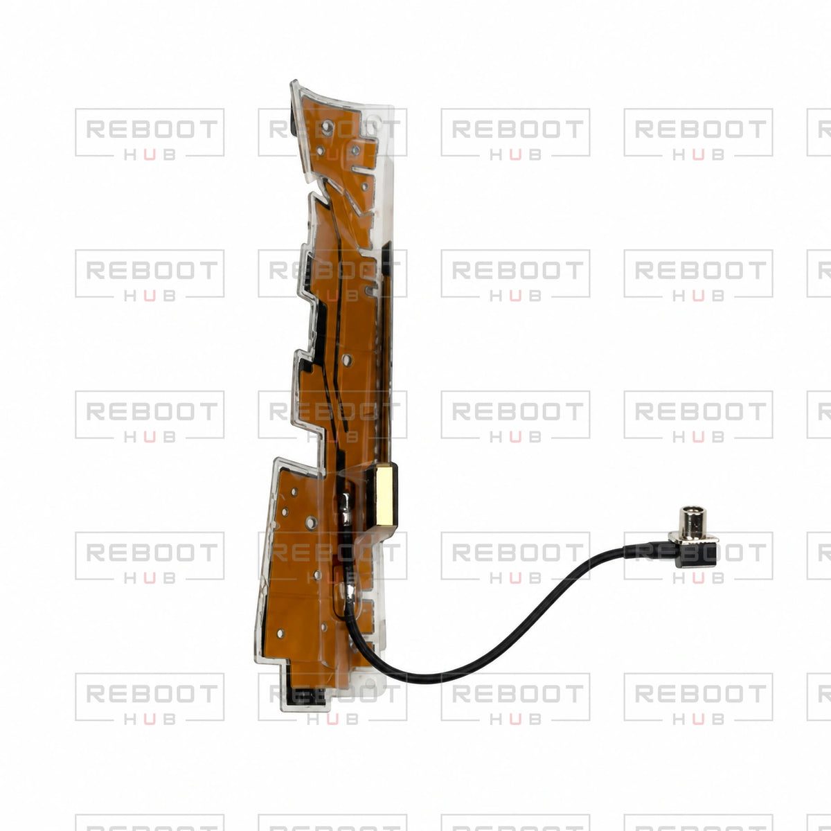 OEM-pulled DJI Air 3S 4G Antenna Right on white with Reboot Hub watermark overlay