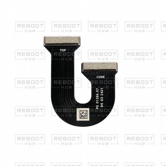 OEM-pulled DJI Air 3S Downward TOP Flexible Flat Cable on white with Reboot Hub watermark overlay