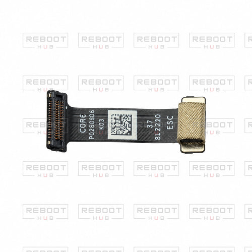 OEM-pulled DJI Air 3S ESC Flexible Flat Cable on white with Reboot Hub watermark overlay