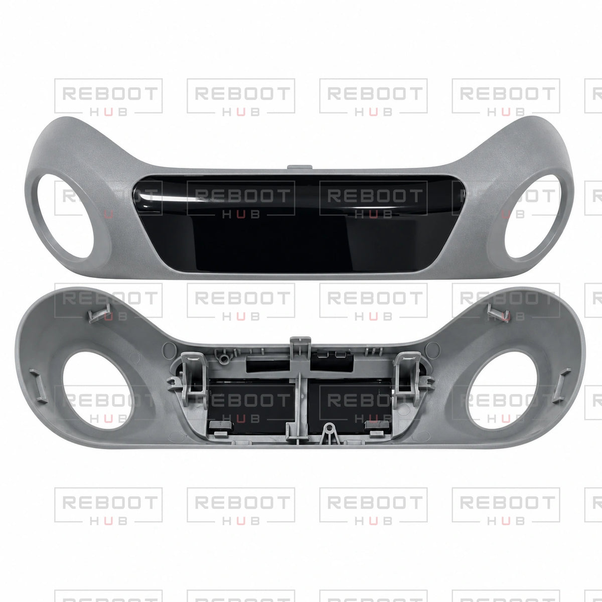 OEM-pulled DJI Air 3S Forward Vision Cover on white with Reboot Hub watermark overlay