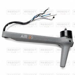 OEM-pulled DJI Air 3S Front Arm Left with Reboot Hub watermark overlay