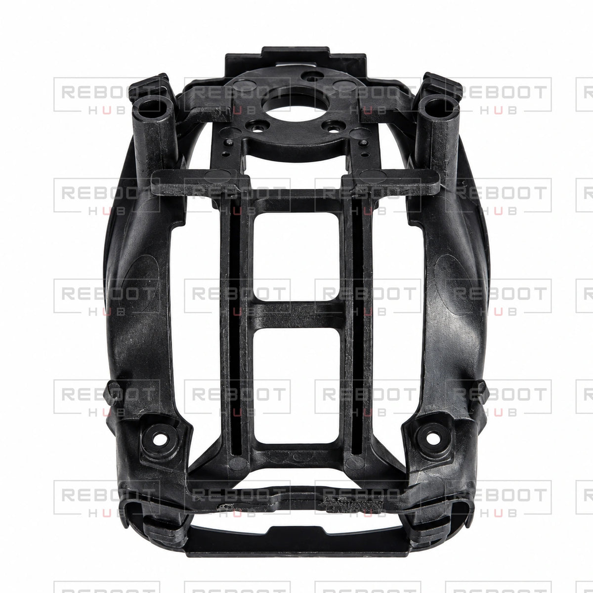 OEM-pulled DJI Air 3S Gimbal Vibration Absorbing Board on white with Reboot Hub watermark overlay — view 2