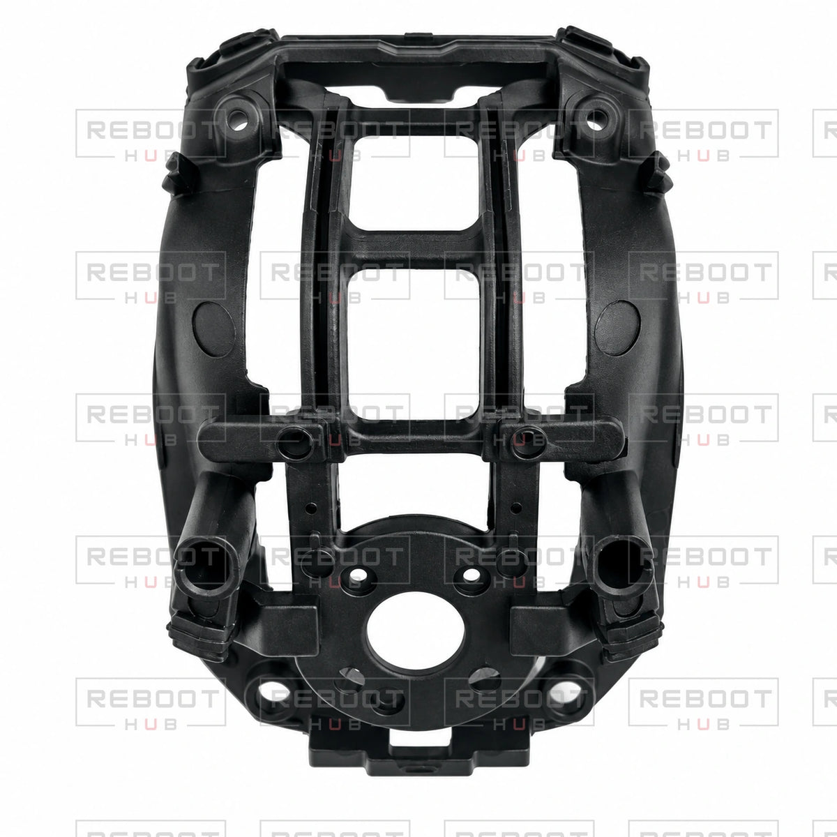OEM-pulled DJI Air 3S Gimbal Vibration Absorbing Board on white with Reboot Hub watermark overlay — view 5