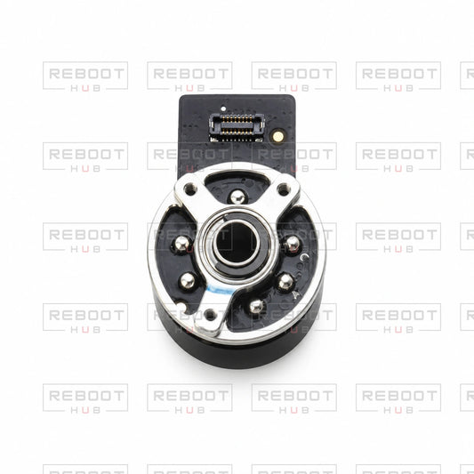 OEM-pulled DJI Air 3S Gimbal Yaw Motor on white with Reboot Hub watermark overlay
