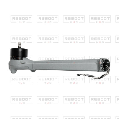 DJI Air 3S Rear Arm Left OEM-pulled side profile with Reboot Hub watermark