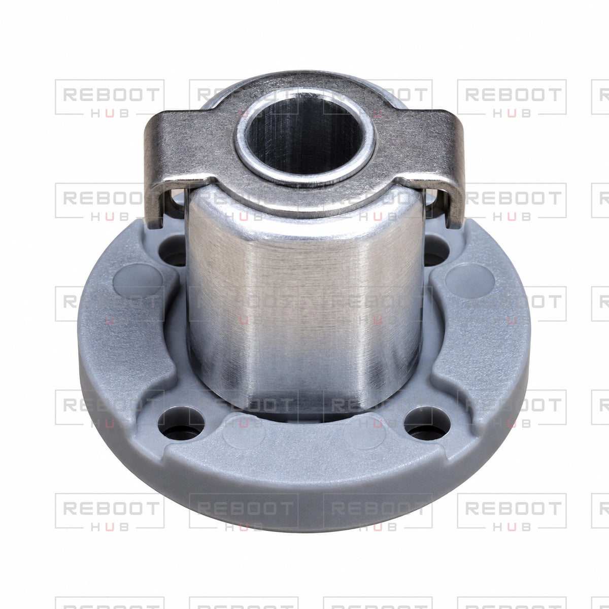 OEM-pulled DJI Air 3S Rear Arm Pivot Shaft on white with Reboot Hub watermark overlay