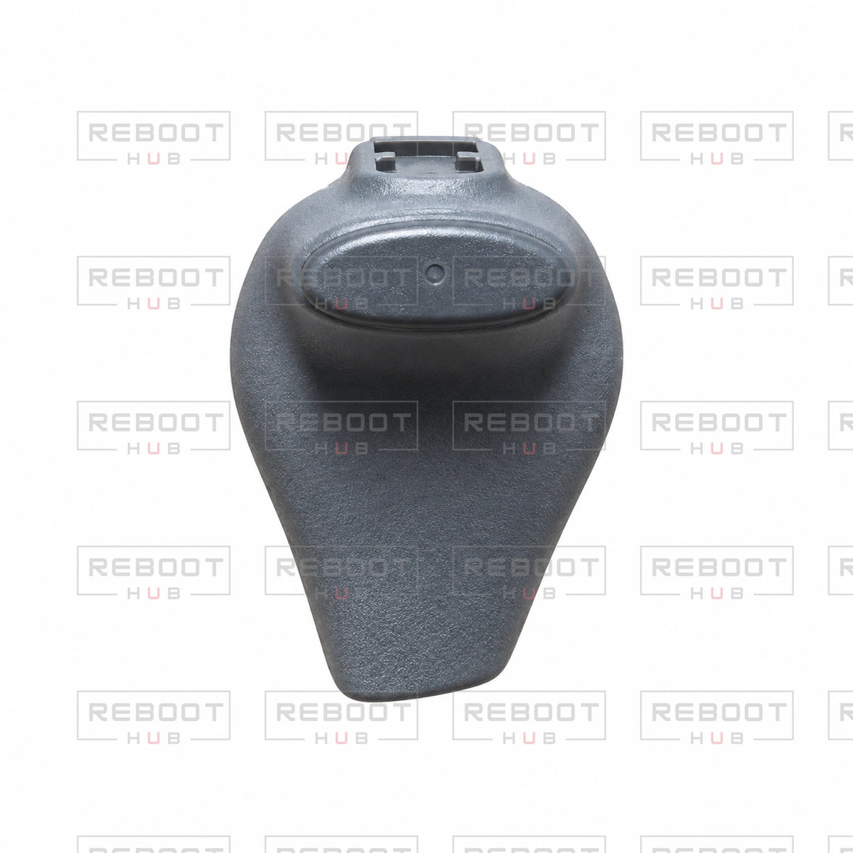 OEM-pulled DJI Air 3S Rear Landing Gear Foot Pad Left on white with Reboot Hub watermark overlay