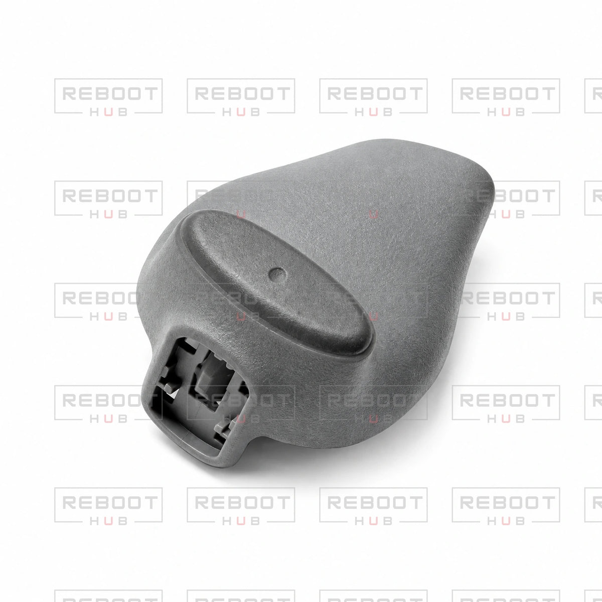 OEM-pulled DJI Air 3S Rear Landing Gear Foot Pad Right on white with Reboot Hub watermark overlay