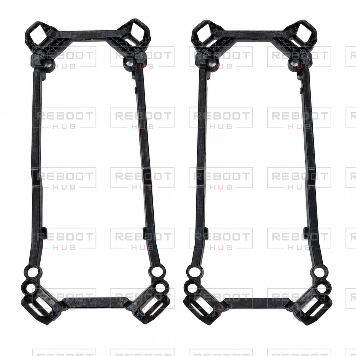 OEM-pulled DJI Air 3S Vision Module Bracket Only on white with Reboot Hub watermark overlay — view 1