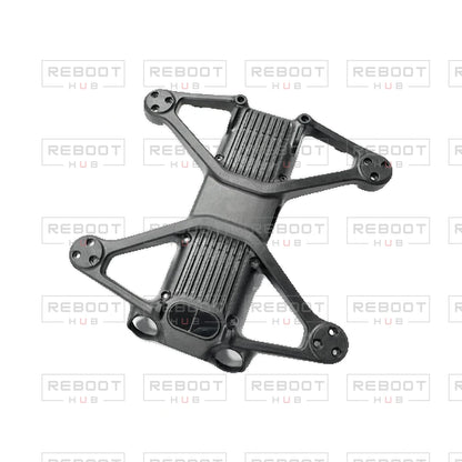 OEM-pulled DJI Avata 2 Bottom Shell on white with Reboot Hub watermark overlay — view 1