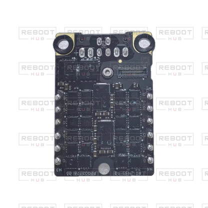 OEM-pulled DJI Avata 2 ESC Board on white with Reboot Hub watermark overlay — view 2