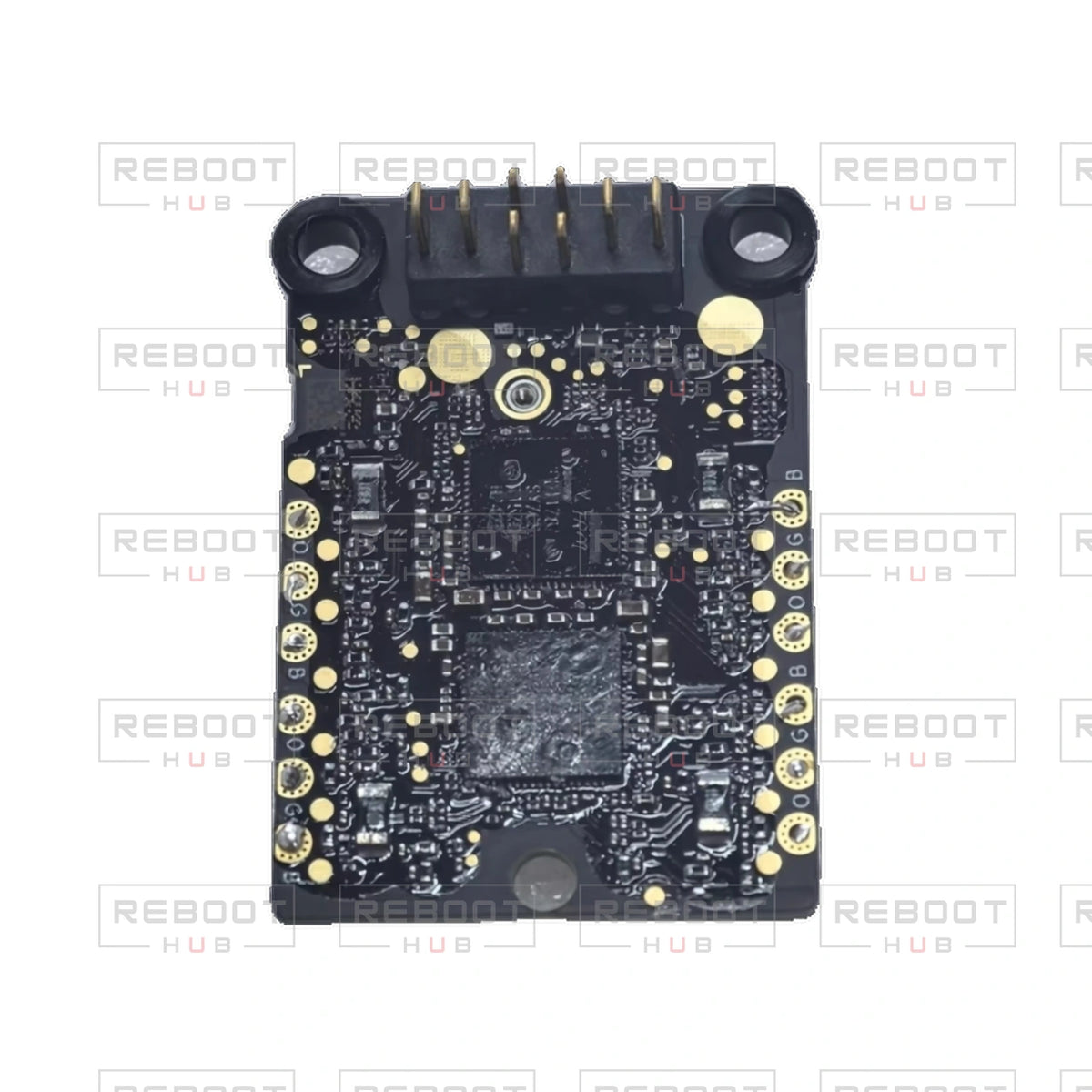 OEM-pulled DJI Avata 2 ESC Board on white with Reboot Hub watermark overlay — view 4