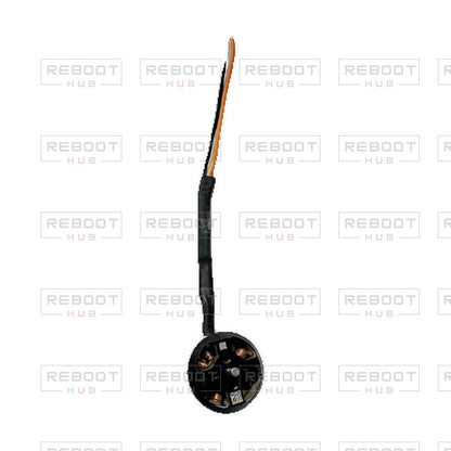 Avata 2 Front Motor Right OEM-pulled part detail view on white with Reboot Hub watermark overlay