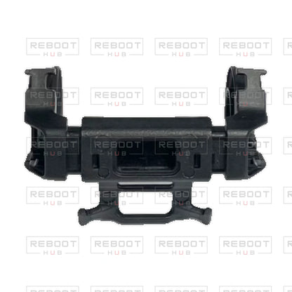 OEM-pulled DJI Avata 2 Gimbal Bracket on white with Reboot Hub watermark overlay — view 3