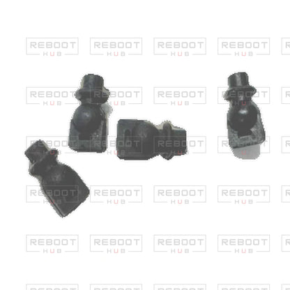 OEM-pulled DJI Avata 2 Gimbal Rubber Damper Set (4 Pieces) on white with Reboot Hub watermark overlay — view 2