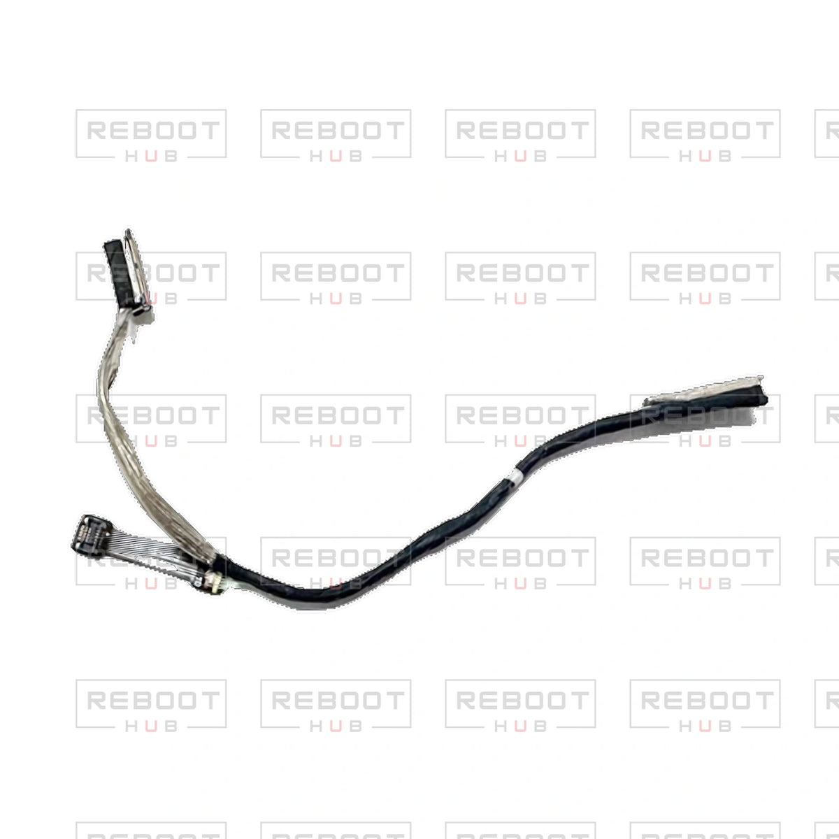 OEM-pulled DJI Avata 2 Gimbal Signal Cable on white with Reboot Hub watermark overlay — view 1