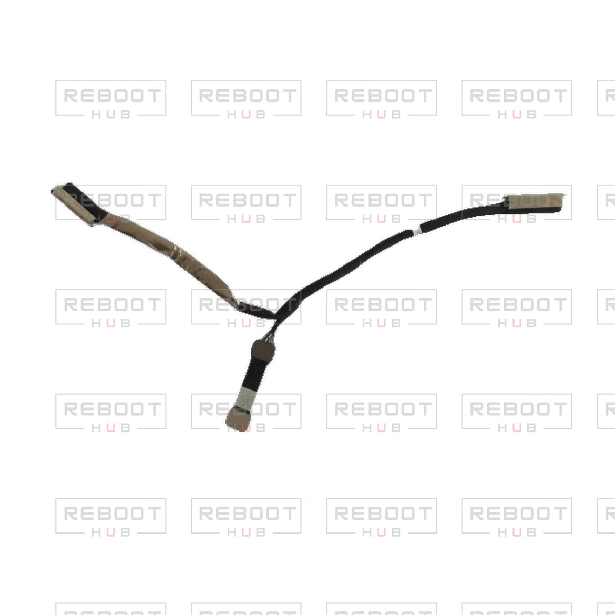 OEM-pulled DJI Avata 2 Gimbal Signal Cable on white with Reboot Hub watermark overlay — view 2