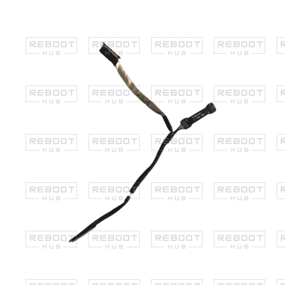 OEM-pulled DJI Avata 2 Gimbal Signal Cable on white with Reboot Hub watermark overlay — view 4