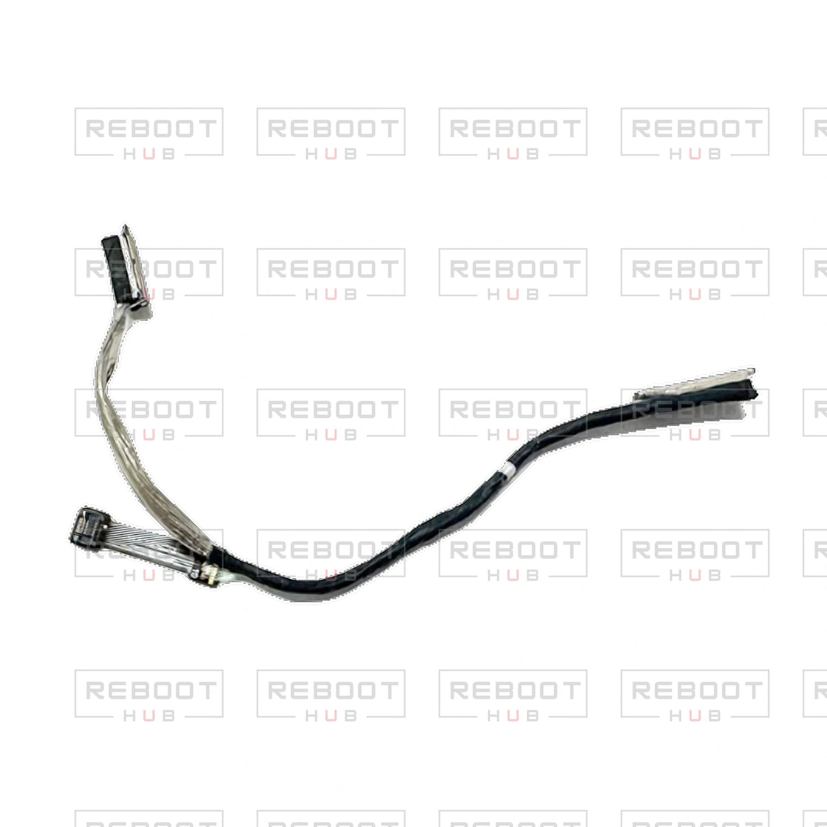 OEM-pulled DJI Avata 2 Gimbal Signal Cable on white with Reboot Hub watermark overlay — view 5