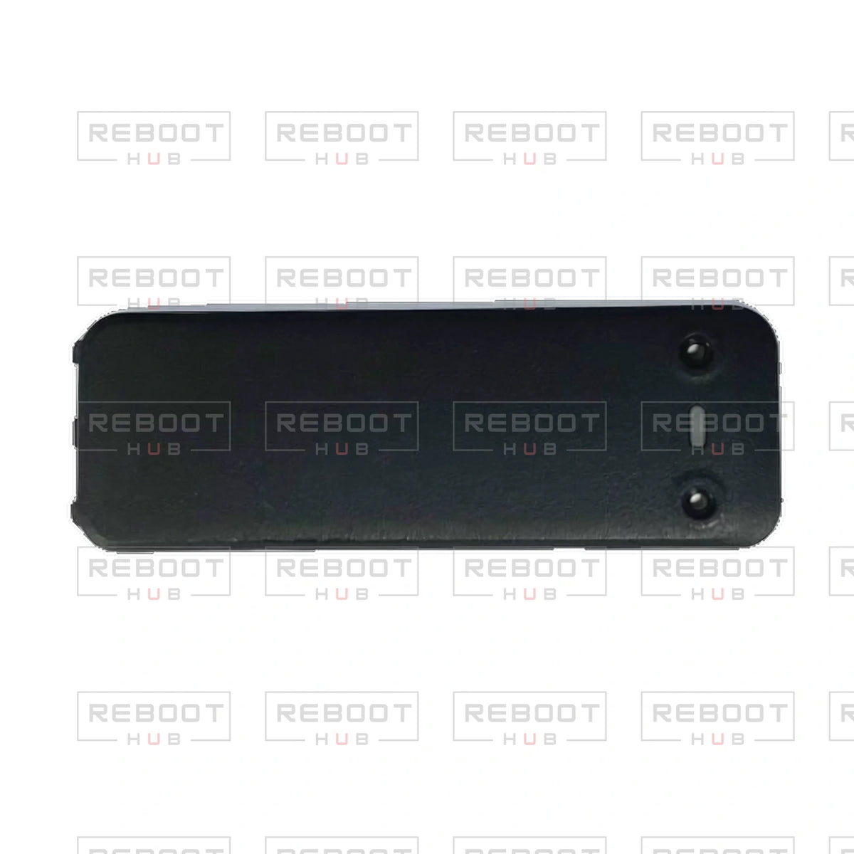 OEM-pulled DJI Avata 2 GPS Cover on white with Reboot Hub watermark overlay — view 2