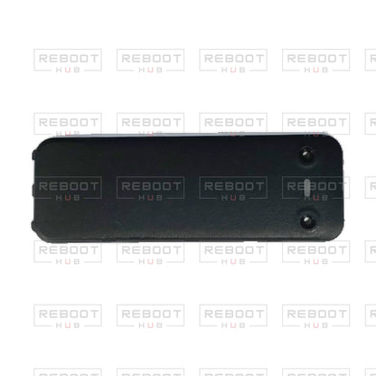OEM-pulled DJI Avata 2 GPS Cover on white with Reboot Hub watermark overlay — view 2