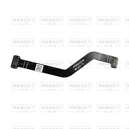 OEM-pulled DJI Avata 2 Gimbal Flexible Flat Cable on white with Reboot Hub watermark overlay — view 1