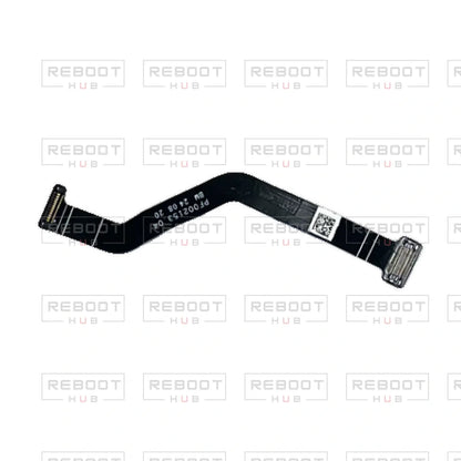 OEM-pulled DJI Avata 2 Gimbal Flexible Flat Cable on white with Reboot Hub watermark overlay — view 3