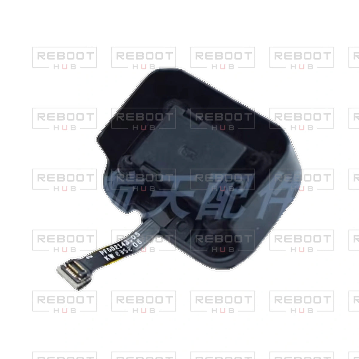 OEM-pulled DJI Avata 2 IMU Module on white with Reboot Hub watermark overlay — view 1