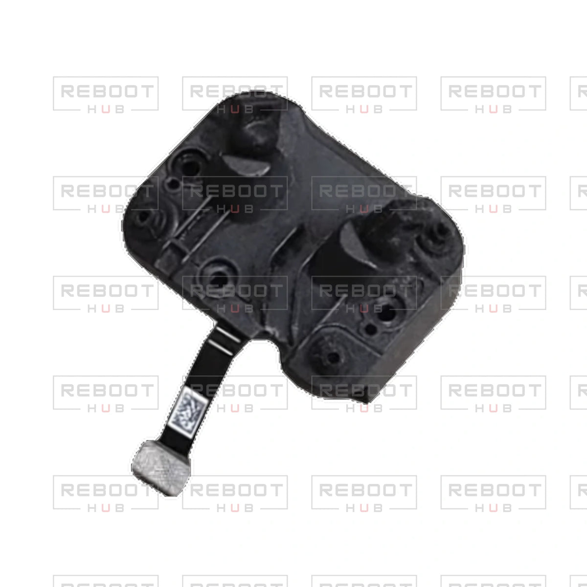 OEM-pulled DJI Avata 2 IMU Module on white with Reboot Hub watermark overlay — view 3