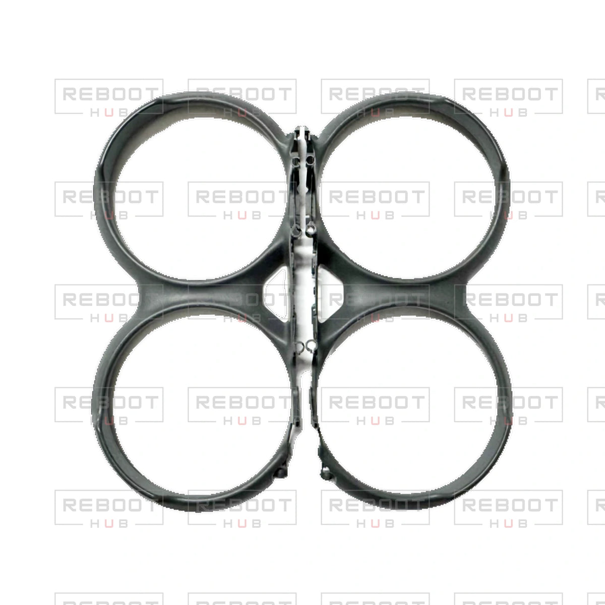 OEM-pulled DJI Avata 2 Propeller Guard Outer Shell on white with Reboot Hub watermark overlay — view 1