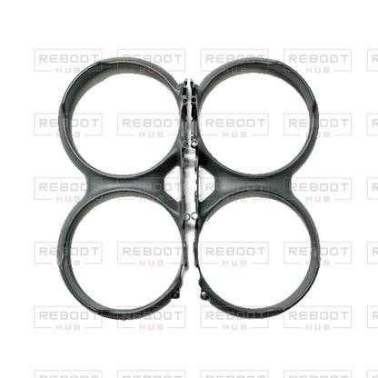 OEM-pulled DJI Avata 2 Propeller Guard Outer Shell on white with Reboot Hub watermark overlay — view 1