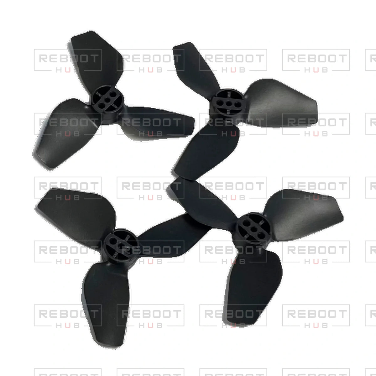 Avata 2 Propeller Set OEM-pulled part detail view on white with Reboot Hub watermark overlay